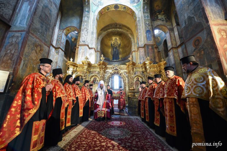 Ігумен Іов співслужив Предстоятелю за молебнем у Соборі Святої Софії Київської