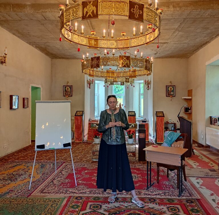 В монастирі відбулася лекція тренера-психотерапевта Наталія Романь “Як подружитися зі стресом”